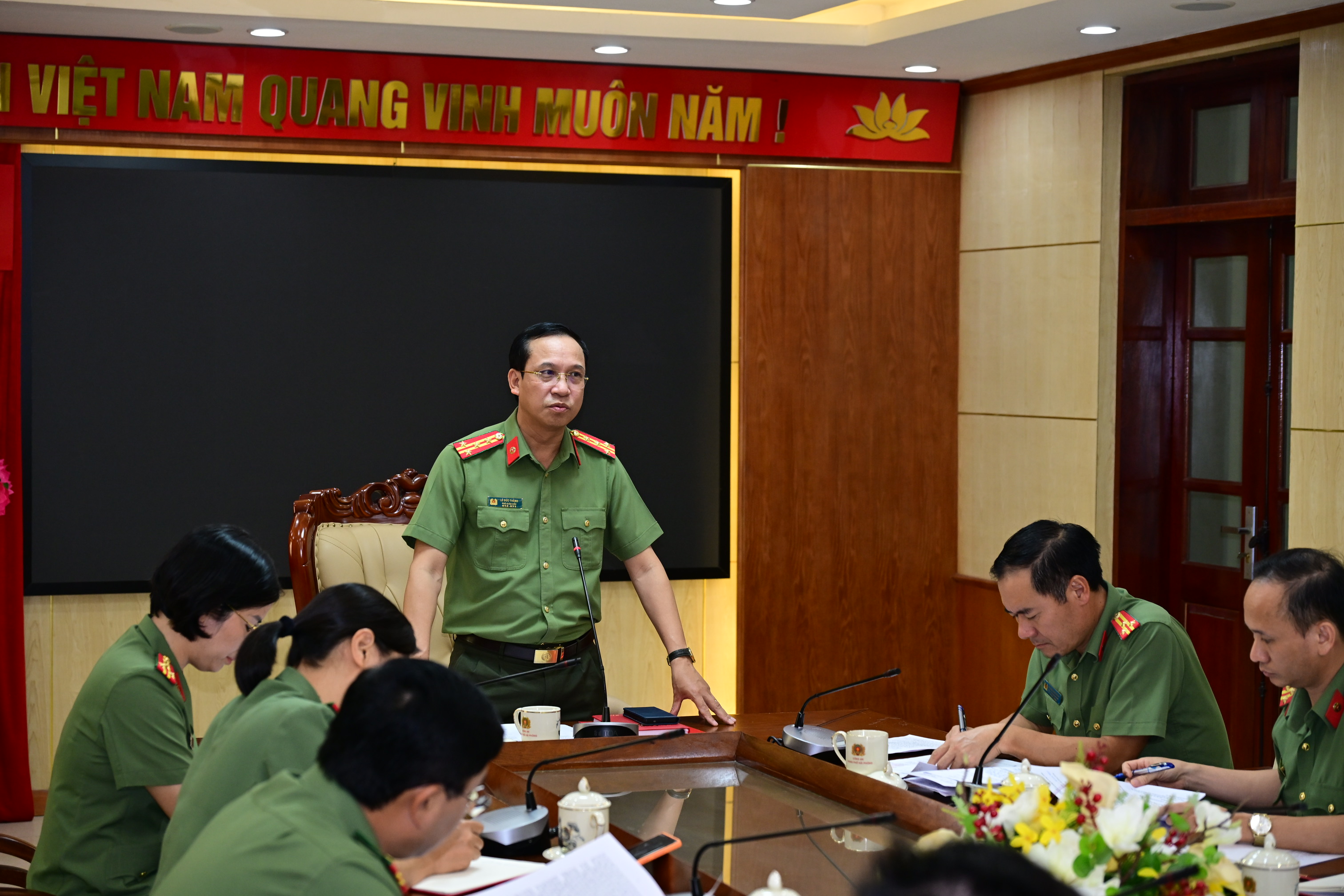 Khẩn trương chuẩn bị các hoạt động kỷ niệm 80 năm Ngày truyền thống lực lượng An ninh nhân dân